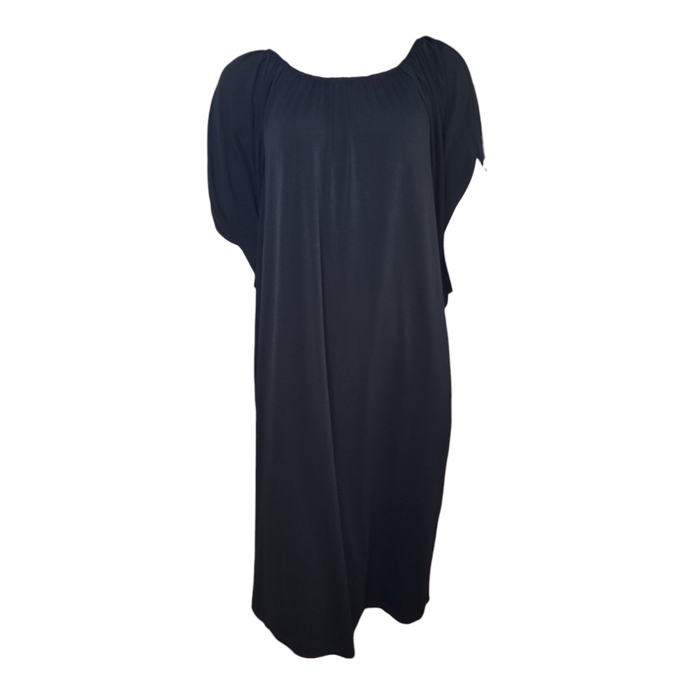 Ellen Tracy Black Midi Dress